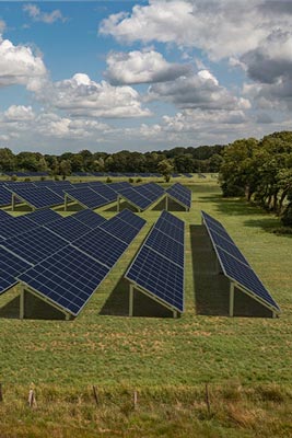 Luftaufnahmen von Freiflächen für die Planung von PV Anlagen